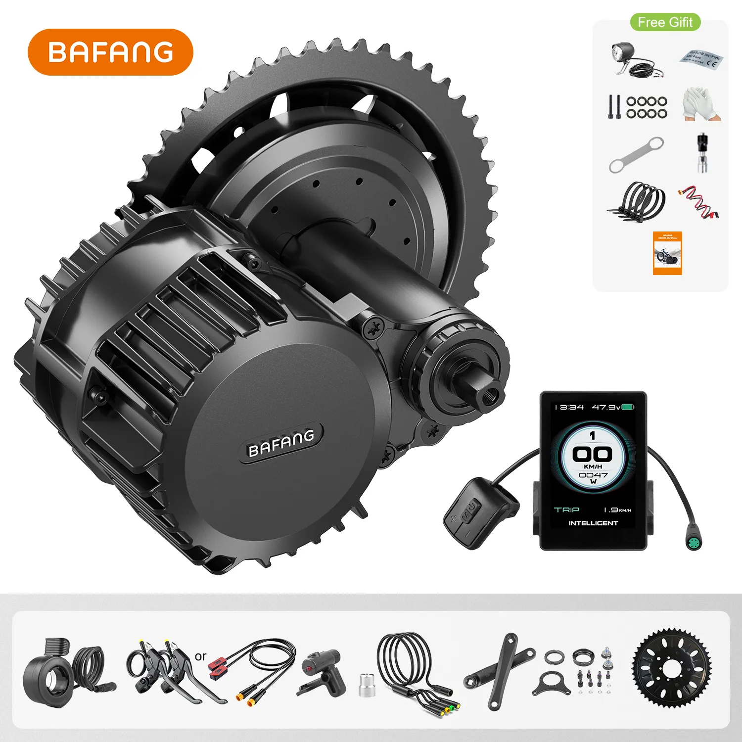 Bafang Bbshd 1000W Conversion Kit - Bafang M615 MM G320.1000 UART Двигатель