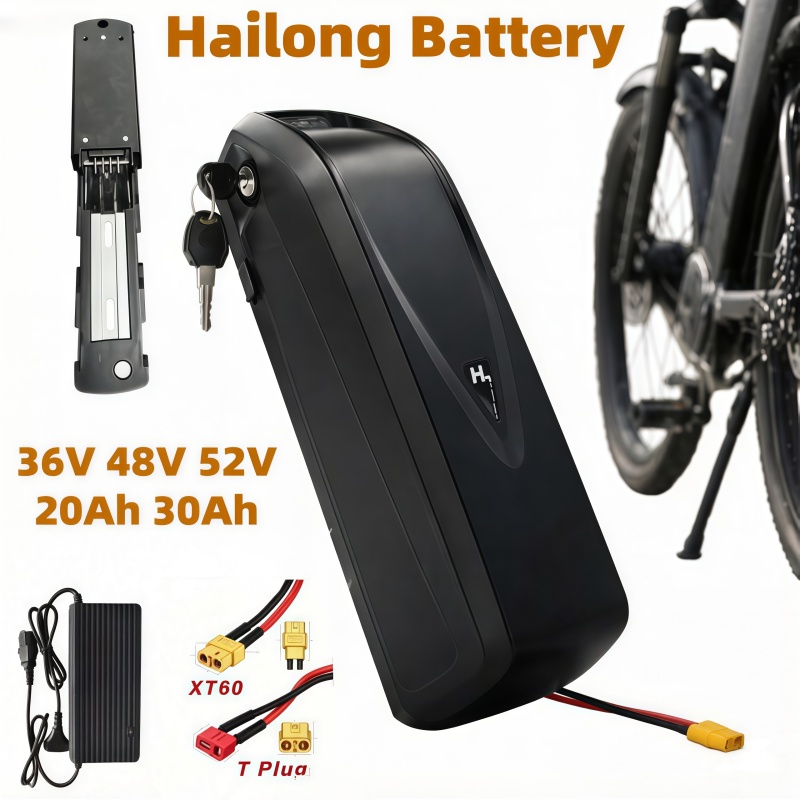 Ebike Battery 48V 20Ah Hailong - Многоразмерная батарея для электровелосипедов Hailong, 36В
