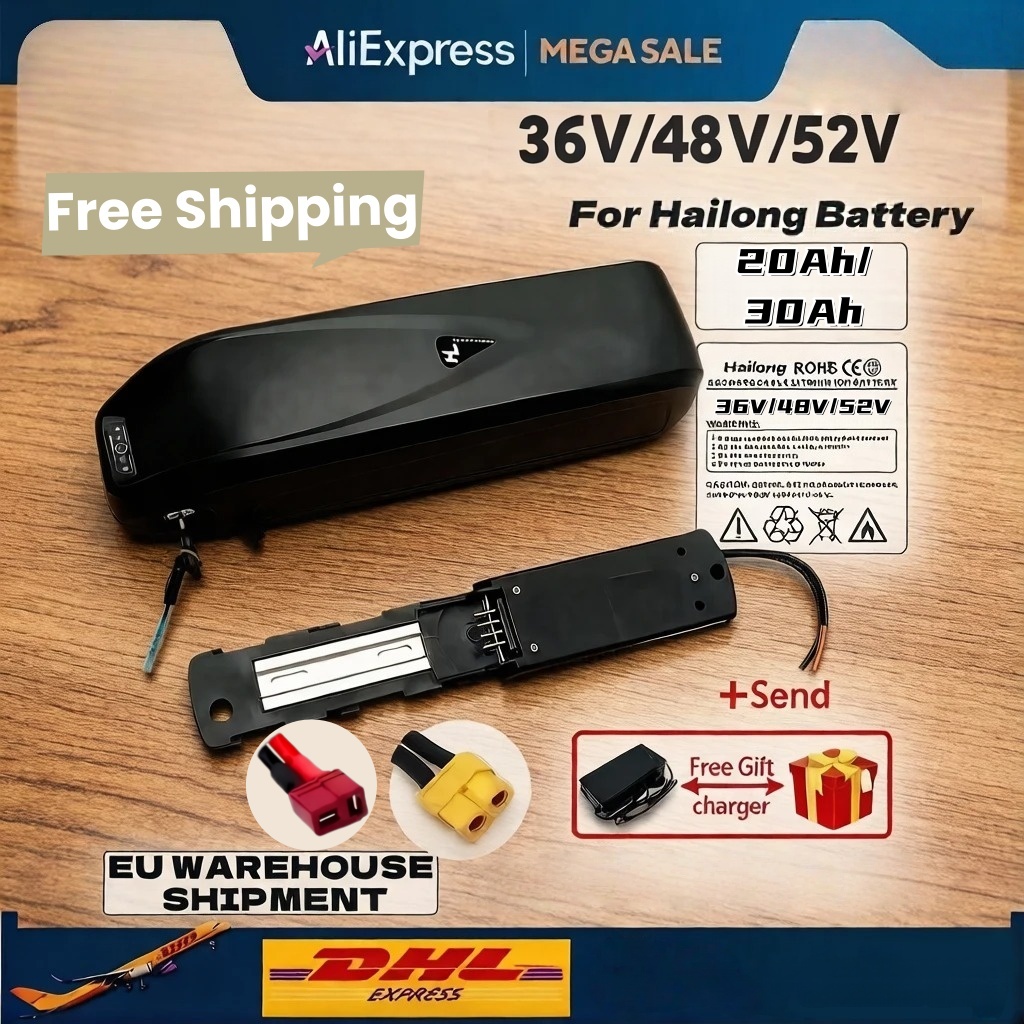 Ebike Battery 48V 20Ah Hailong - Новинка для Hailong: Аккумулятор 36В 48В
