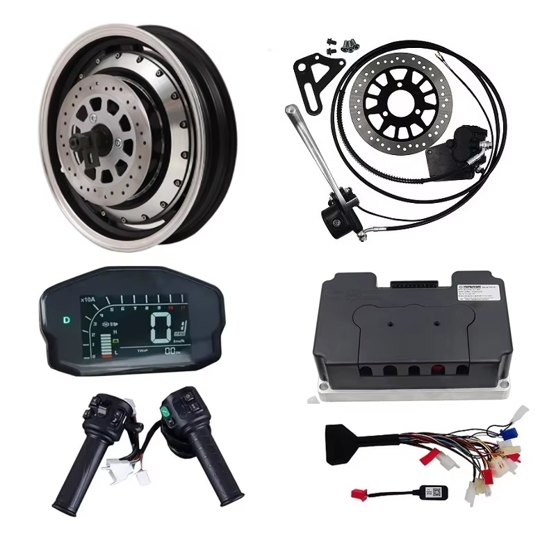 72V 5000W Hub Motor Kit - Комплекты электродвигателей QSMOTOR 5000 Вт, 72