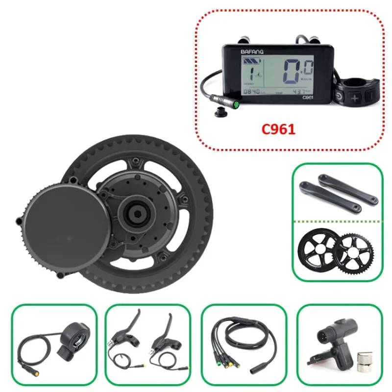 Комплект среднего привода G340 – обзор и цена Mid Drive Motor Kit 52V 1000W