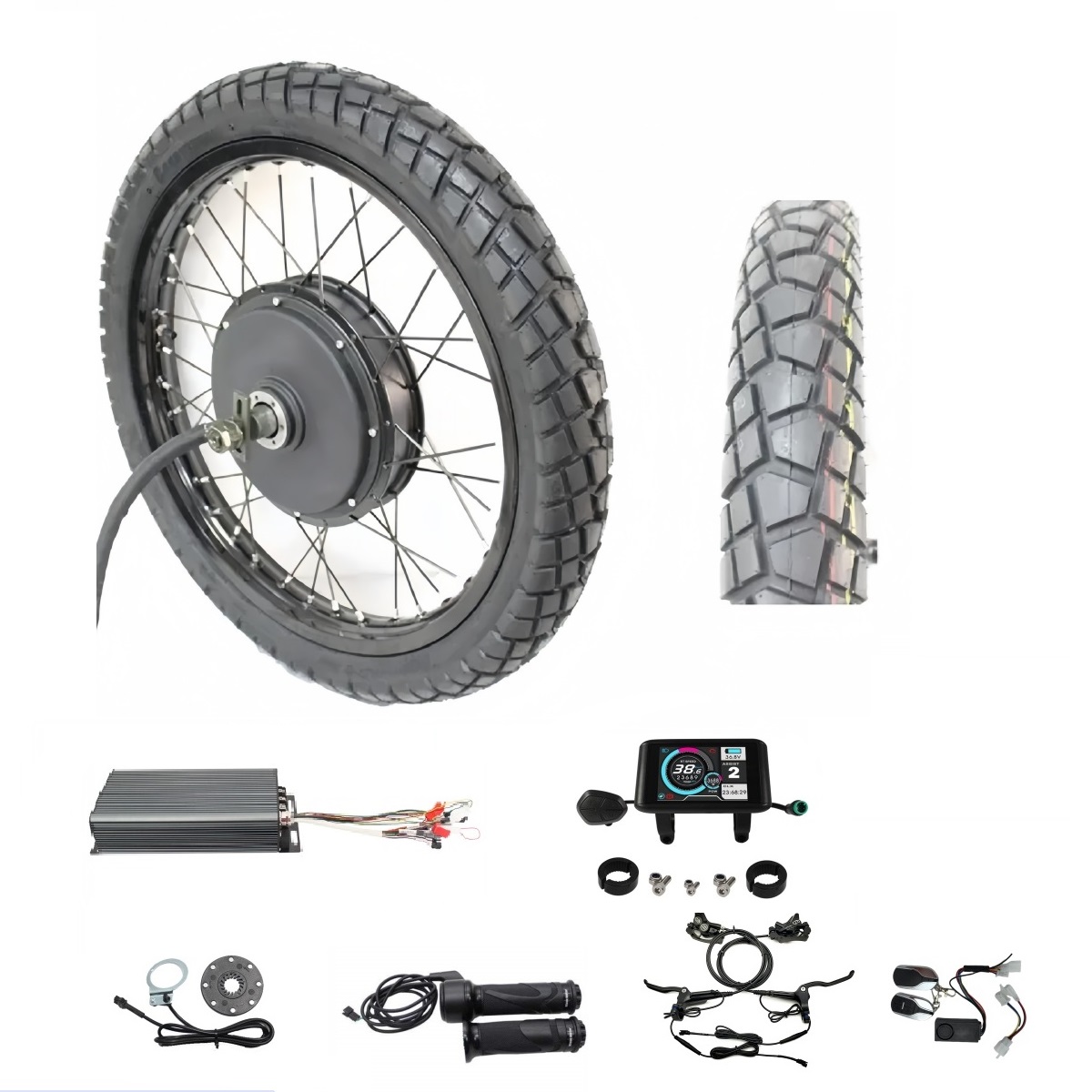 Ebike 48 В-72 В 3000-8000 Вт 1 – обзор и цена 72V 5000W Hub Motor Kit