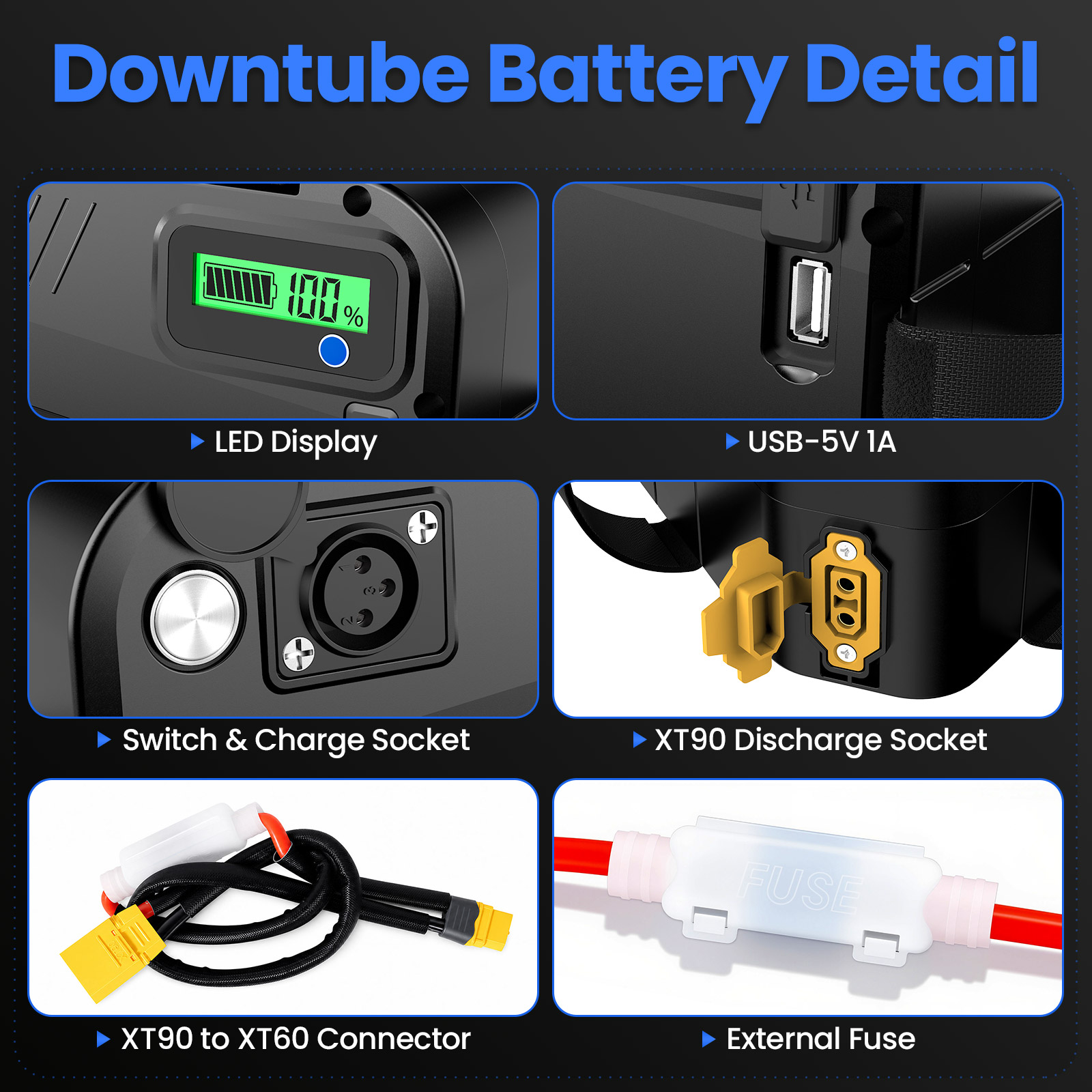 Аккумулятор для электровелосип – обзор и цена Ebike Battery 52V 20Ah Triangle Pack