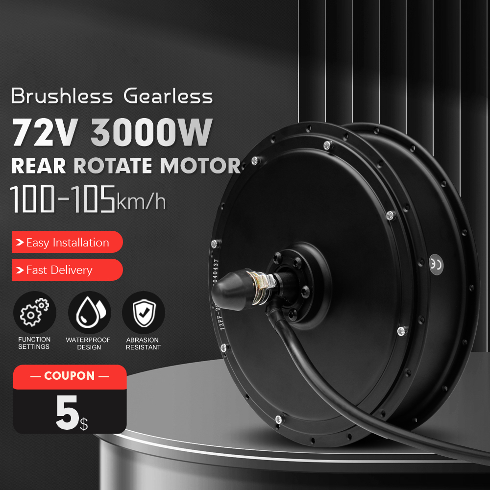Электродвигатель для велосипед – обзор и цена Ebike Conversion Kit 72V 3000W