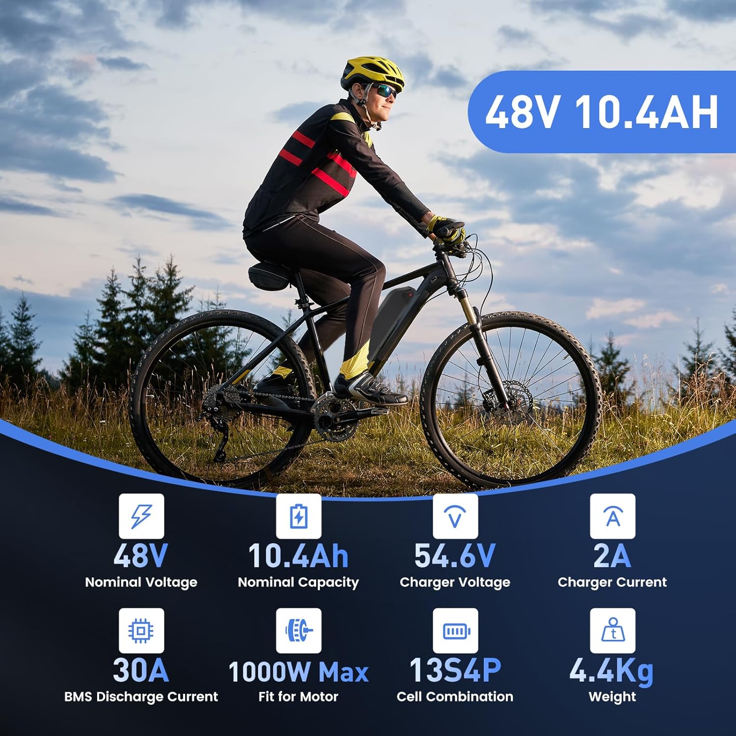 Новая высококачественная аккум – обзор и цена Ebike Battery 48V 20Ah Hailong