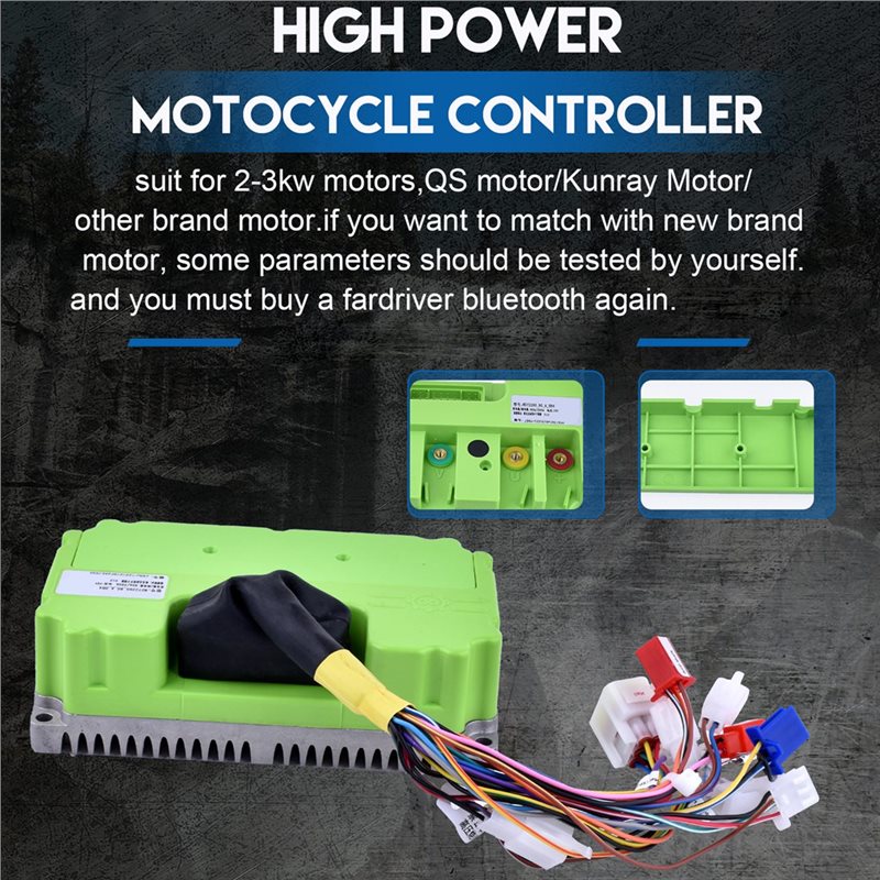 Контроллер Fardriver 48В-72В 8 – обзор и цена Sine Wave Controller 48V 72V 80A